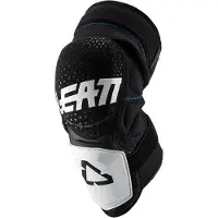 Leatt 3DF Hybrid Weiß Motocross Knieprotektoren Größe 2XL