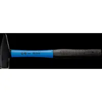 SW-Stahl 50403L Schlosserhammer mit Fiberglas-Stiel 300g I Werkzeughammer mit Fiberglasstiel I Hamme