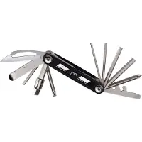 Bbb Cycling MaxiFold M, Werkzeug für Fahrräder, Fahrrad-Universalwerkzeug, Aluminium, Schwarz, Aluminium, T25, 2,2.5,3,4,5,6,8 mm