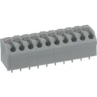Wago 250-506 1-Leiter-Klemmenleiste für Leiterplatten 0,5-1,5(0,5) qmm grau
