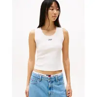 Tommy Hilfiger Top DW0DW21369 Weiß Slim Fit 42