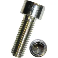 Dresselhaus Zylinderschraube m. Innensechskant DIN 912 6x40 mm galv. verzinkt, 100 Stck