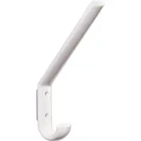 Hewi Garderobenhaken 477.90.070 einfach A.108mm PA 90 tiefschwarz H.163mm