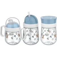 Mepal Kinderbecher "Trinklernbecher-Set Mio 3er Set" Spülmaschinenfest