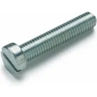 Cimco Zylinderschraube DIN 84 Form A mit Schlitz Stahl verzinkt M4 x 40