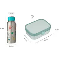 Mepal Lunchbox "Lunchset mit Thermoflasche Campus 2er Set", bunt (spiderman), B:2cm H:2cm L:2cm, Kunststoff, Lebensmittelaufbewahrungsbehälter, Lunchbox, Spülmaschinengeeignet