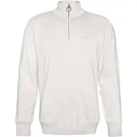 Barbour Pullover Cotton Quarter Zip Knitted Jumper Herren Mist-S