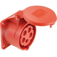 Pce 314-6 Anbaudose gerade 16A 4p 6h IP44