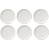 Villeroy & Boch Untertasse "Kaffeeuntertassen Artesano Original ø 16 cm 6er Set weiß"