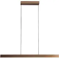 LIGHT-POINT Edge Linear S1000 Pendelleuchte Rose Gold - , Bronze / Altmessing, für Wohnzimmer, Aluminium, Modern