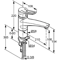 Kludi 399040562 MX Spültisch-EHM DN 10