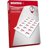 Kores Universal-Power-Etiketten, 210 x 297 mm, weiss mit Spezialkleber für schwierige Untergründe