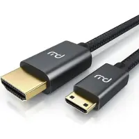 Primewire Mini HDMI auf HDMI Kabel, Typ C auf Typ A, 4K miniHDMI Adapterkabel 3840 x 2160 @ 60 Hz, HDR, ARC