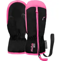 Reusch Fäustlinge Ben Mitten Baby Black / Knockout Pink-0 - 1 Jahr