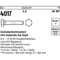 Bufab Sechskantschraube ISO 4017 VG M 24 x 35 5.6 AD W7