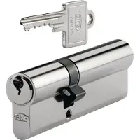 BKS Profildoppelzylinder PZ 8812 50/75 mm Not- und Gefahrenfunktion beidseitig Anzahl Schlüssel 3 ver...