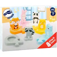 Small Foot Form Puzzle AnimalJunior Holz 19 cm 12-teilig