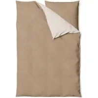 TRAUMSCHLAF Melange Biber Bettwäsche 200x220 cm + 2x 80x80 cm natur-sesamo