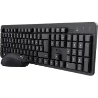 Trust TKM-360, Kabellos, RF Wireless, Membran Key Switch, QWERTZ, Schwarz, Maus enthalten