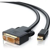 CSL Mini DisplayPort zu DVI Video-Kabel, miniDP Monitor Adapter Kabel, für Apple, PC's & Notebooks
