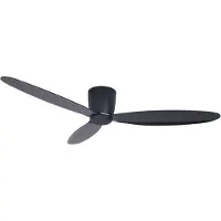 Beacon Airfusion Radar Deckenventilator schwarz 132cm leise, Beacon , Airfusion Radar, Schwarz, für Wohnzimmer, Holz, Modern