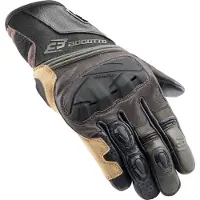 Bogotto Zello Perforierte Braun Beige Grün Handschuhe Größe M