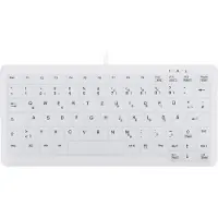 Contour Design Design Active Key AK-C4110, Kabelgebunden, USB, QWERTZ, Weiß