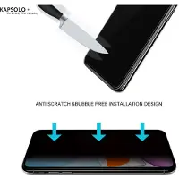 KAPSOLO Privacy Tempered GLASS iPhone 13 Pro Max,14 Plus,13 Ulti curved Protec
