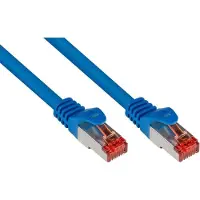 GOOD CONNECTIONS Patchkabel CAT6 S/FTP 15m blau 250MHz