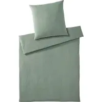 Elegante Musselin Kissenbezug einzeln Smooth Farbe pistazie Größe 80x80