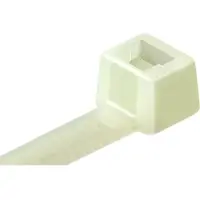 Hellermanntyton Hellermann Tyton UB385E-N Kabelbinder Kabelbinder mit paralleler Einführung Nylon Weiss 100 Stück(e)