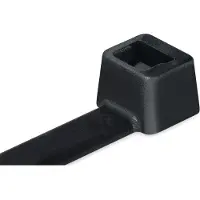 Hellermanntyton 138-00008 UB300C-B-PA66-BK-C1 Kabelbinder 300 mm 4.60 mm Sort 100 stk