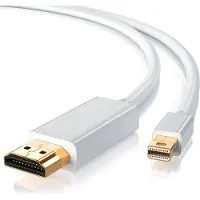 CSL 4k Mini Displayport auf HDMI Kabel | Thunderbolt 1- und Thunderbolt 2 Ports | 4K Ultra HD 2160p