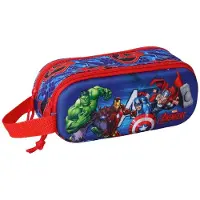 Marvel 3D Doppel-Federmäppchen, Blau