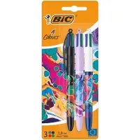 BIC 4 Colours Decor Botanical Medium (M) 1.0 mm, Mehrfarbig