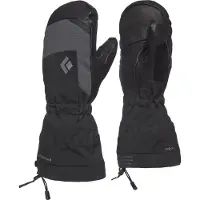Black Diamond - Fäustlinge für das Bergsteigen aus PrimaLoft - Mercury Mitts Black für Damen aus Leder - Größe XS - schwarz