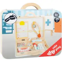 Small Foot Smallfoot Arzt- und Zahnarztkoffer 2 in 1 11743 Spielzeug-Arztkoffer St