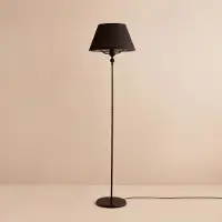 Opviq , AYD-3481, Stehlampe, 100 % PVC, Schwarz, 38 x 38 x 150 cm
