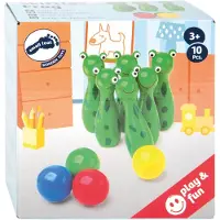 Small Foot Design Wood Bowling Frog