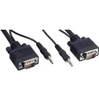 Bachmann VGA Kabel mit Miniklinke 10m (918.069)