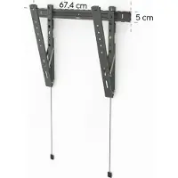 Hama TV-Wandhalterung Ultraslim neigbar, 229cm (90), bis 80kg, extraflac