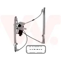 VAN WEZEL 4332264 Elektrischer Fensterheber Vorne Rechts für RENAULT Clio III Schrägheck (BR0/1, CR0/1) CLIO Grandtour (KR0/1) Clio III Kastenwagen