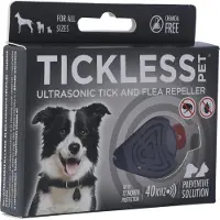 Tickless Hund/Katze Schwarz - 1 Stück