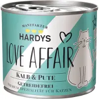 Hardys Love Affair Kalb und Pute Nassfutter Katze (Dose)