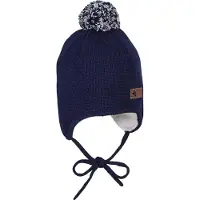Sterntaler Strickmütze Bommel Marine Gr. 43