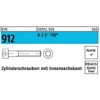 Hörger & Geßler Zylinderschraube DIN 912 m.Innensechskant M 8 x 55 A 2 (- 70)