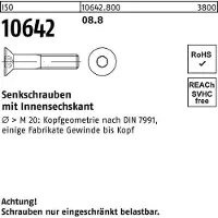 F. REYHER Nchfg. GmbH & Co. KG Senkschraube ISO 10642 Innensechskant M 8 x 35 8.8