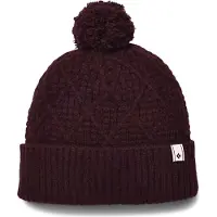 Black Diamond Mütze Cable Cuff Pom Beanie Blackberry