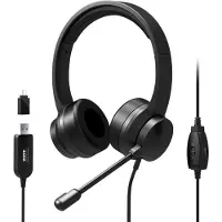 Port Connect Stereo Wired Usb Comfort Headset