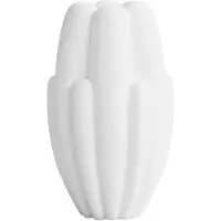 101 Copenhagen Bloom Slim Vase Mini Bone Weiß - , Weiß, Keramik